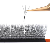 3D W Shape Lashes Clover Eyelash Premade Volume Fans Lash